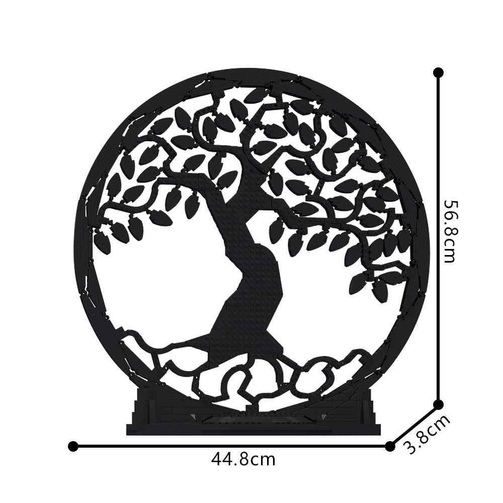 Tree of Life Silhouette Art Building Kit | LEGO-Compatible MOC - 4