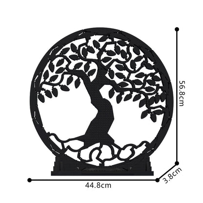 Tree of Life Silhouette Art Building Kit | LEGO-Compatible MOC - 4