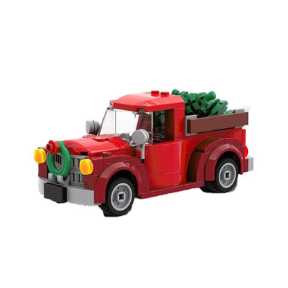 Tree Seller Truck Building Kit | CHRISTMAS | Compatible MOC - 2