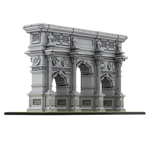 Triumphal Arch MOC Historic Architecture Building Kit | Monument Model - 1