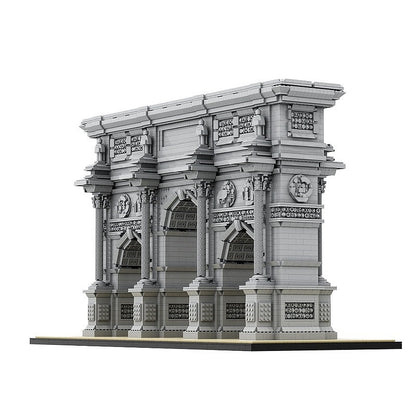 Triumphal Arch MOC Historic Architecture Building Kit | Monument Model - 5