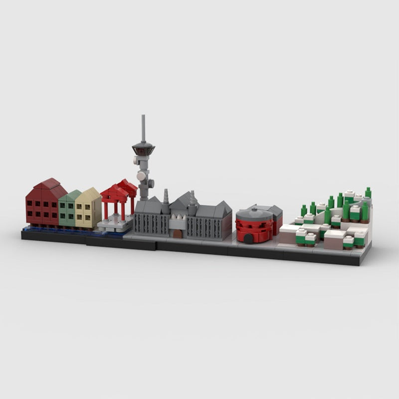 Trondheim Skyline MOC Architecture Building Kit - 2