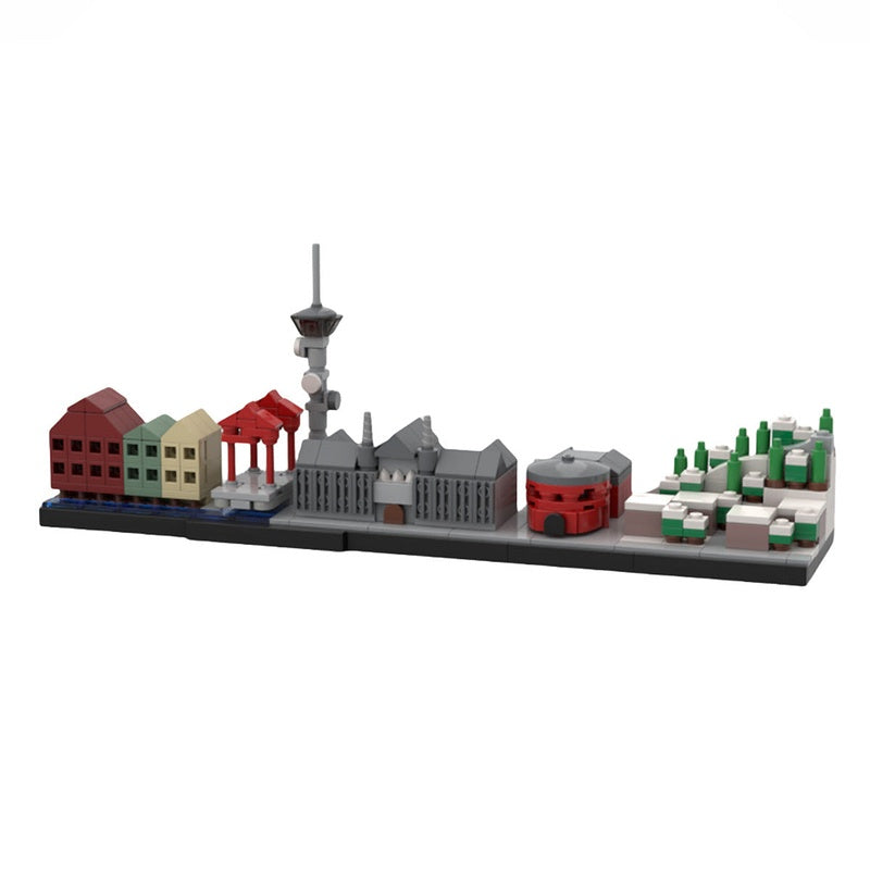Trondheim Skyline MOC Architecture Building Kit - 3