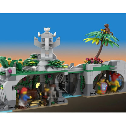 Tropical Tapu Island Pirate Building Kit | LEGO-Compatible MOC - 5
