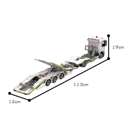 Truck Transporter MOC Building Kit | Heavy Cargo Vehicle Model - 3