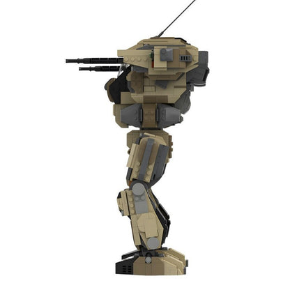 Twin-Cannon Armored Combat Mech MOC Building Kit - 2