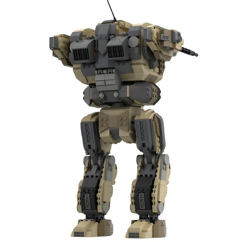 Twin-Cannon Armored Combat Mech MOC Building Kit - 4