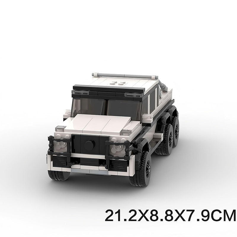 Twin-Turbo V8 6x6 Off-Road Truck MOC Building Kit | Heavy Duty Vehicle - 6