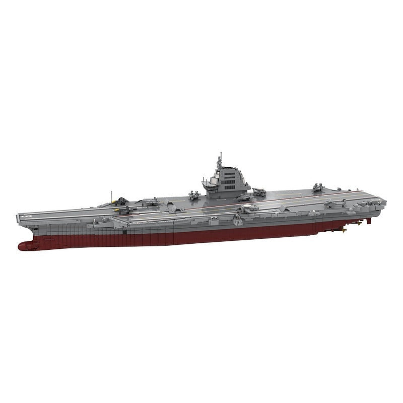 Type 003 Fujian Aircraft Carrier MOC Warship Building Kit - 1