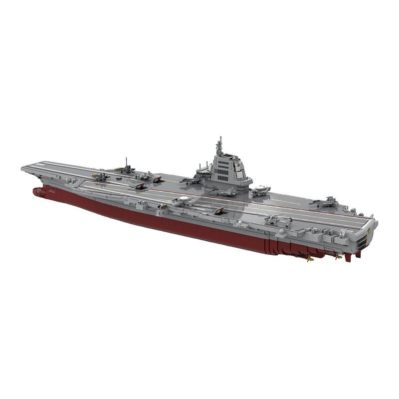 Type 003 Fujian Aircraft Carrier MOC Warship Building Kit - 2