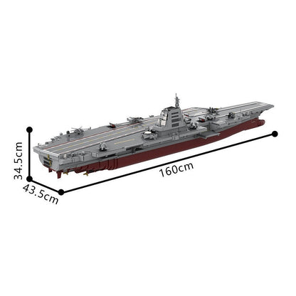 Type 003 Fujian Aircraft Carrier MOC Warship Building Kit - 3