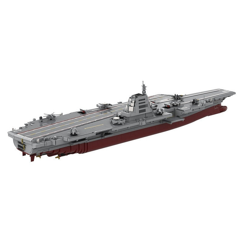 Type 003 Fujian Aircraft Carrier MOC Warship Building Kit - 4