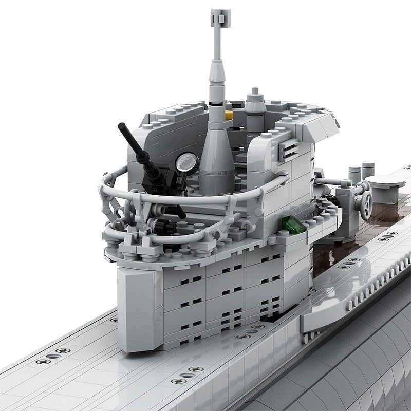 Type VIIB U-Boat MOC Building Kit - Historic Naval Submarine Construction Set - 6