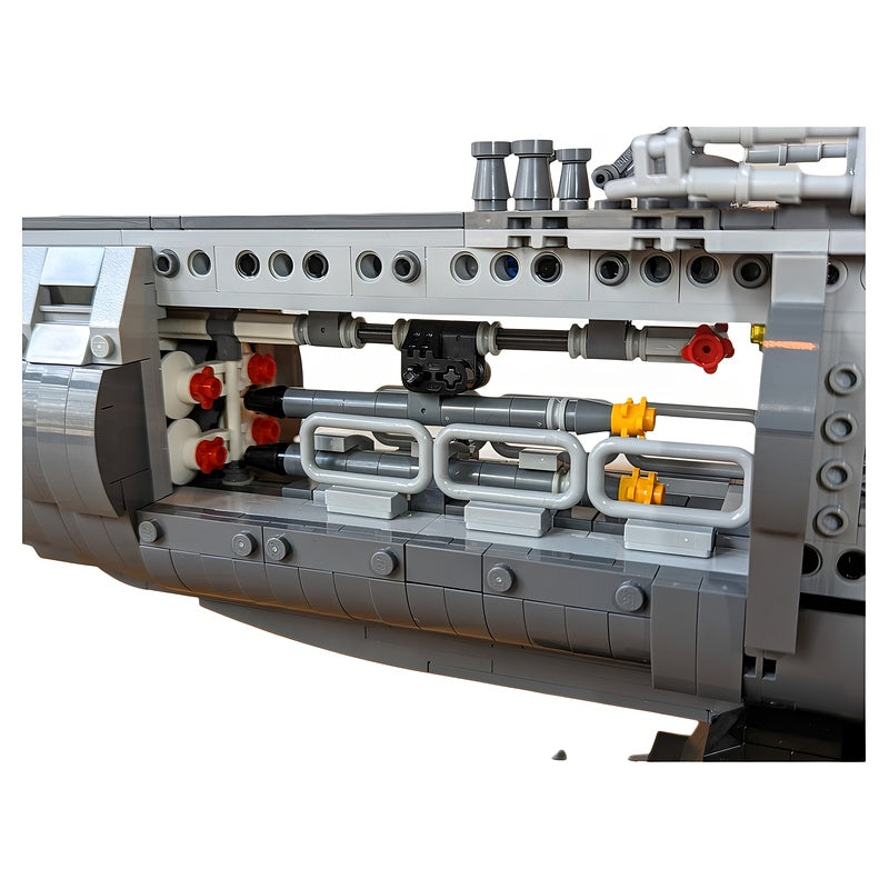 Type VIIC U-Boat WWII Submarine MOC Building Kit - 3