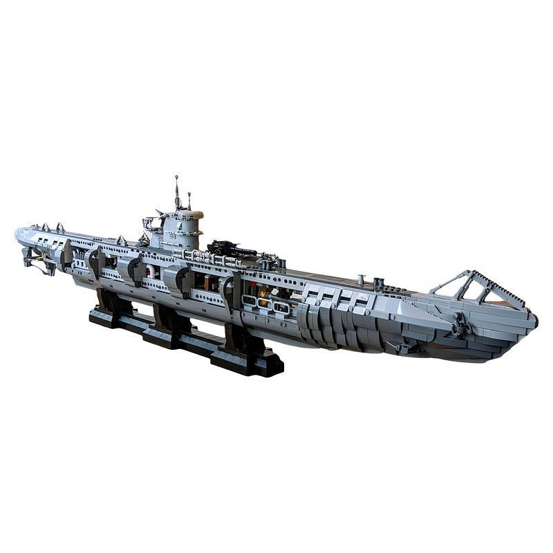 Type VIIC U-Boat WWII Submarine MOC Building Kit - 4
