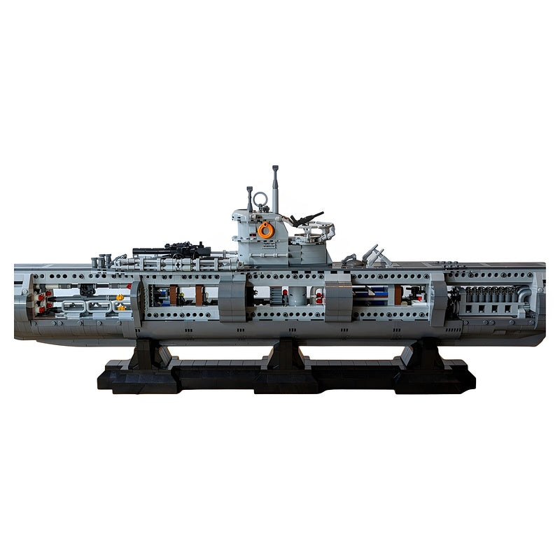 Type VIIC U-Boat WWII Submarine MOC Building Kit - 5