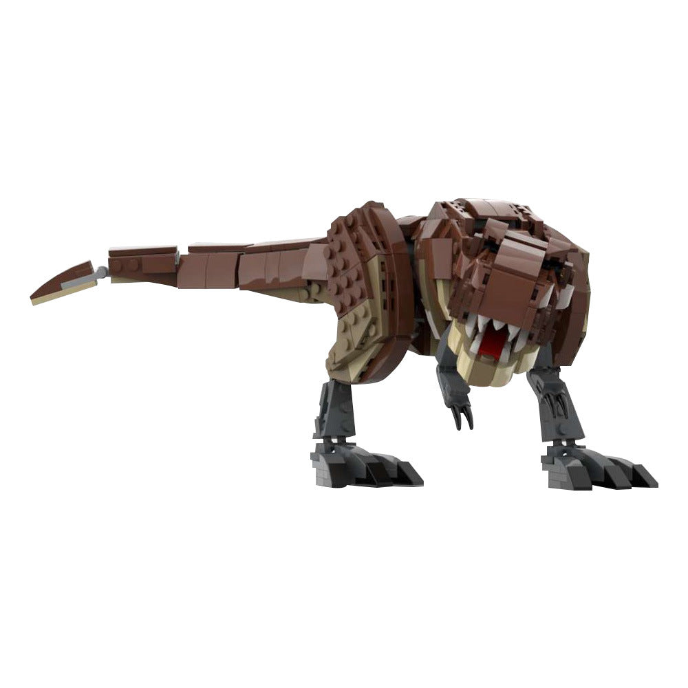 Tyrannosaurus Rex Minifigure Scale Building Kit | LEGO-Compatible MOC - 3