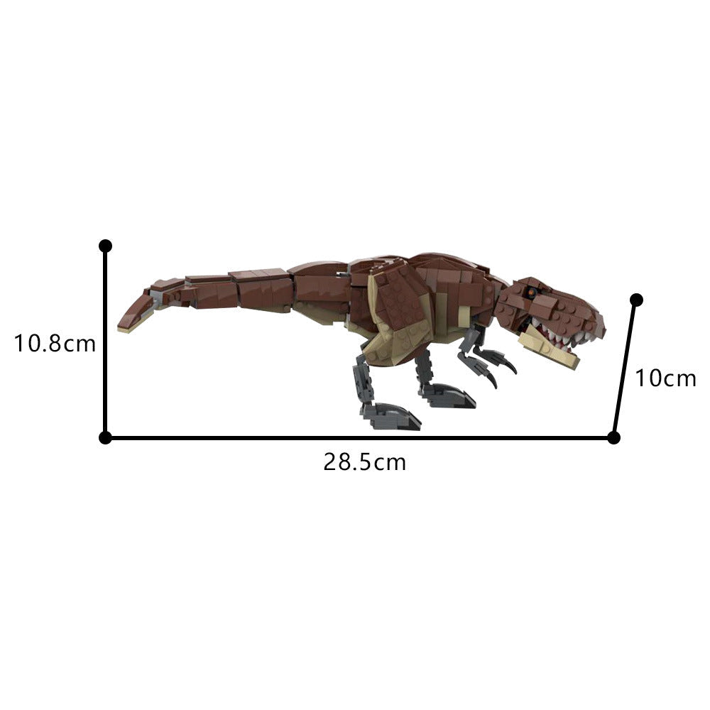 Tyrannosaurus Rex Minifigure Scale Building Kit | LEGO-Compatible MOC - 4