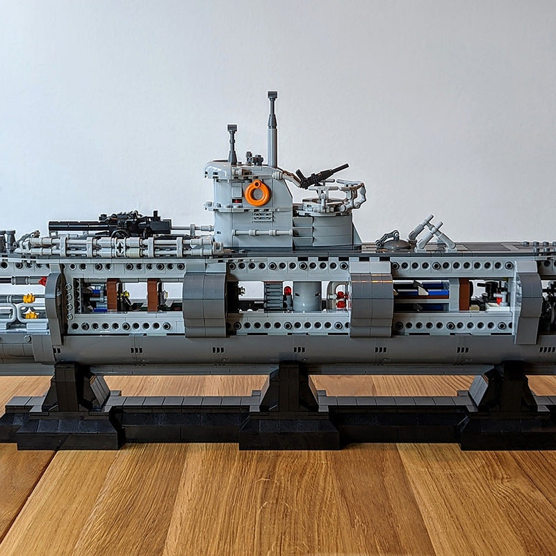 U-Boat Type VIIC Submarine MOC Building Kit | WWII Naval Display Model - 3