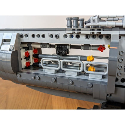 U-Boat Type VIIC Submarine MOC Building Kit | WWII Naval Display Model - 5