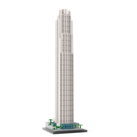 U.S. Bank Tower Building Kit | 1:800 Scale | LEGO-Compatible MOC - 1