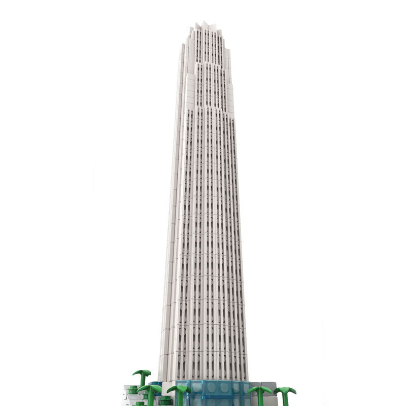 U.S. Bank Tower Building Kit | 1:800 Scale | LEGO-Compatible MOC - 2