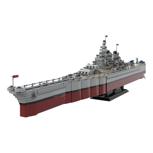 U.S Missouri BB-63 Building Kit | LEGO-Compatible MOC - 1
