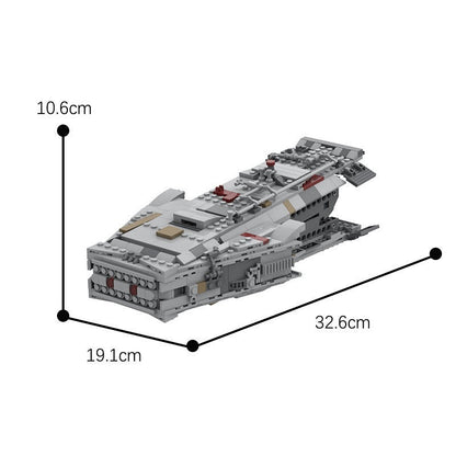 UCS Space Cargo Ship Escape Pod MOC Building Kit - 2