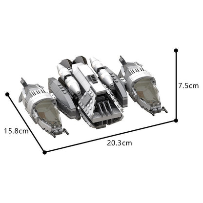 Ugly Class Galactic Starfighter MOC Spacecraft Building Kit - 7
