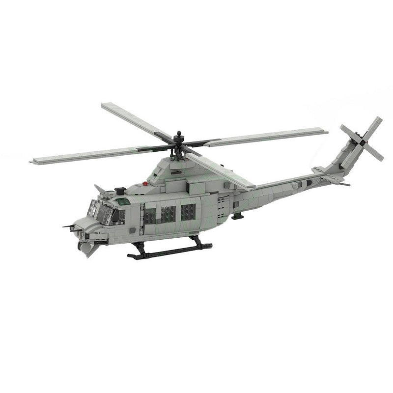 UH-1Y Venom Helicopter MOC Building Kit | 1:35 Scale Aircraft Model - 1