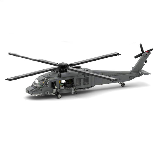 uh-60 helicopter building set | 1:33 scale | moc-29506 - 1