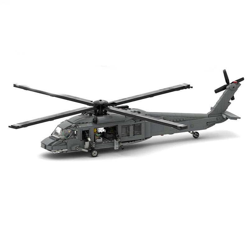 UH-60 Utility Transport Helicopter MOC Building Kit | Aircraft Model - 4