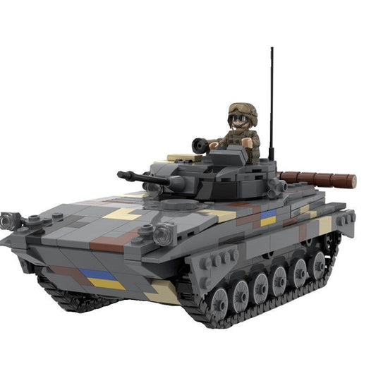 Ukrainian BMP-2 Infantry Fighting Vehicle Building Kit | LEGO-Compatible MOC - 1