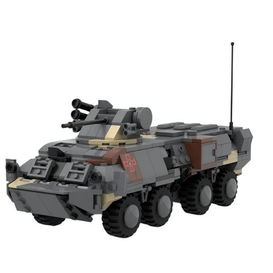 Ukrainian BTR-3 Armored Carrier Building Kit | LEGO-Compatible MOC - 1