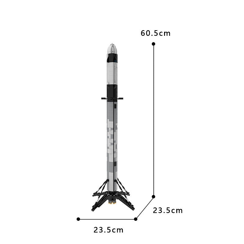 Ultimate Falcon 9 MOC Rocket Building Kit | 1:110 Space Model - 3