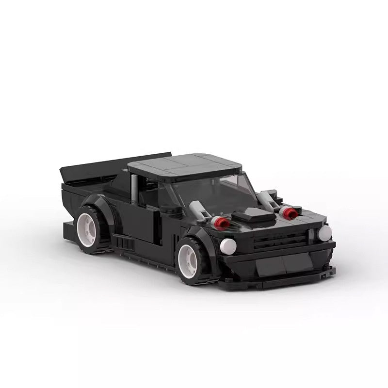Ultimate V8 Drift Muscle Car Building Kit | 8 wide LEGO-Compatible MOC - 3