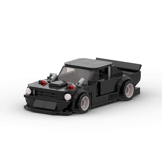 Ultimate V8 Drift Muscle Car MOC Building Kit | 8-Wide Vehicle Model - 1