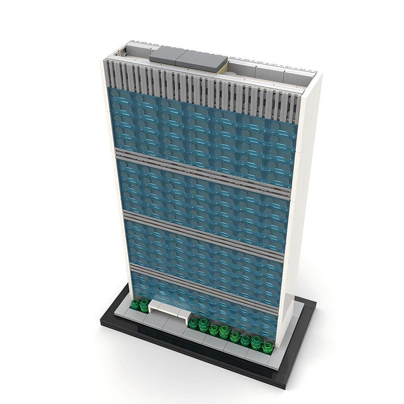 UN Secretariat Building 1:800 Skyscraper Building Kit | LEGO-Compatible MOC - 1