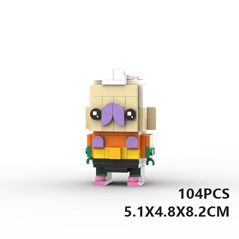 Undersea Cartoon BrickHeadz Character  Building Kit | LEGO-Compatible MOC - 13