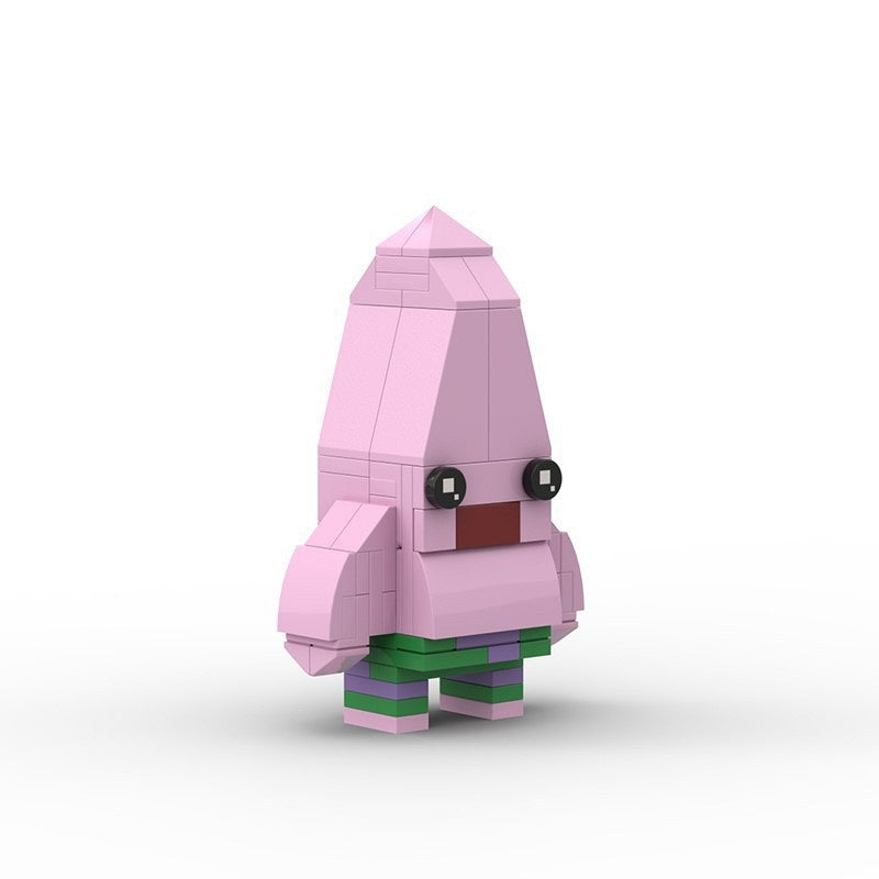 Undersea Cartoon BrickHeadz Character  Building Kit | LEGO-Compatible MOC - 19