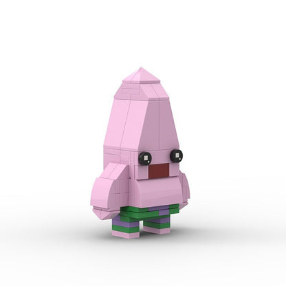 Undersea Cartoon BrickHeadz Character  Building Kit | LEGO-Compatible MOC - 19