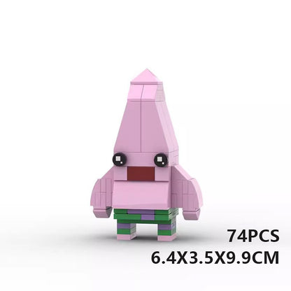 Undersea Cartoon BrickHeadz Character  Building Kit | LEGO-Compatible MOC - 2