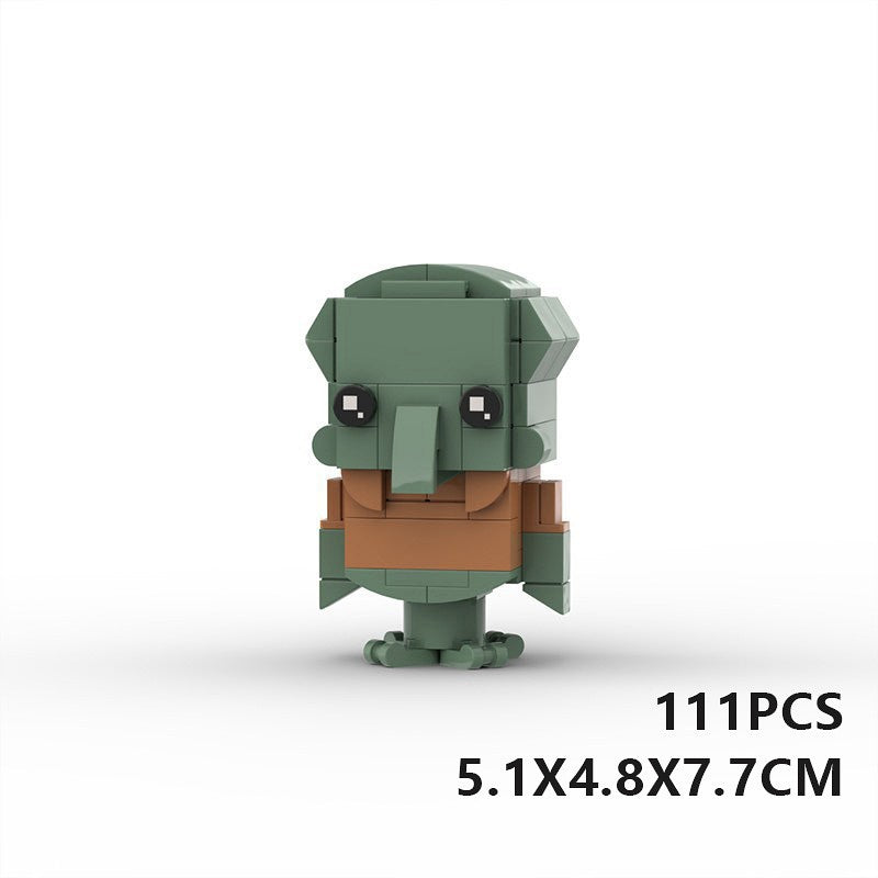 Undersea Cartoon BrickHeadz Character  Building Kit | LEGO-Compatible MOC - 3