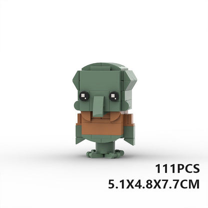 Undersea Cartoon BrickHeadz Character  Building Kit | LEGO-Compatible MOC - 3