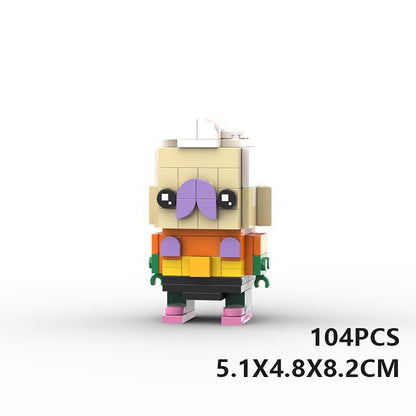 Undersea Cartoon BrickHeadz Character  Building Kit | LEGO-Compatible MOC - 41