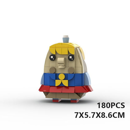 Undersea Cartoon BrickHeadz Character  Building Kit | LEGO-Compatible MOC - 9
