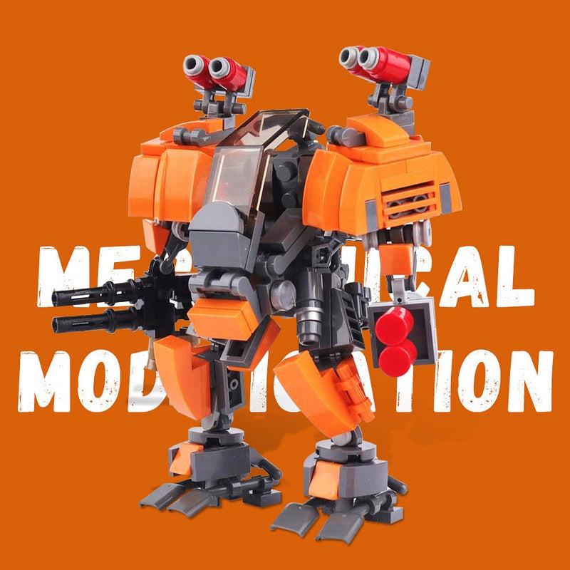 Uplink Mech Revamp MOC Building Kit | Futuristic Robot Figure Model - 2