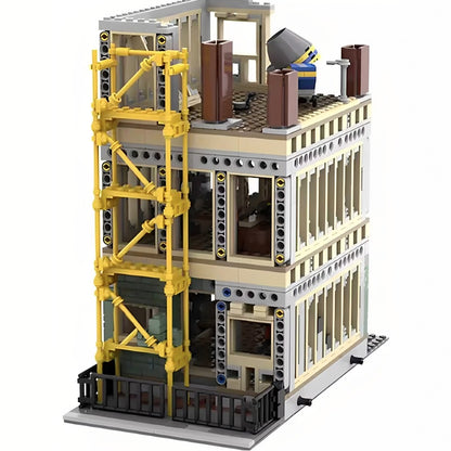 Urban Construction Site MOC Modular Building Kit - 1