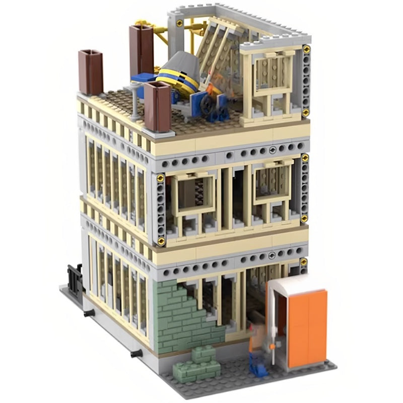 Urban Construction Site MOC Modular Building Kit - 2