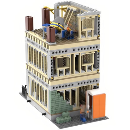 Urban Construction Site MOC Modular Building Kit - 2